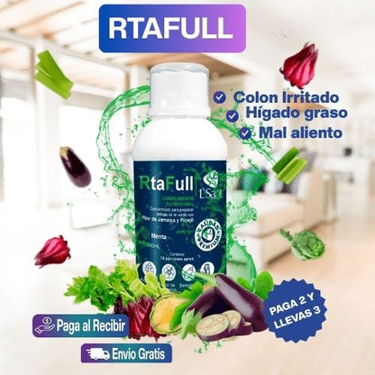 RtaFull | Di Adiós al Hígado Graso, Colon Irritado y Mal Aliento