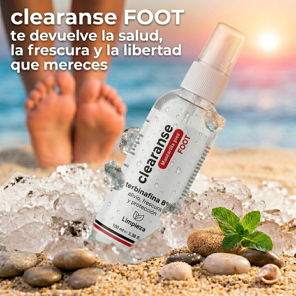 Clearanse Foot - Elimina los hongos de tus pies